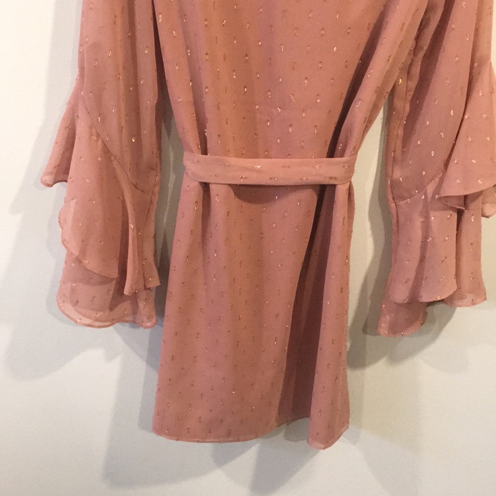 CUPCAKES AND CASHMERE Keegan Metallic Dot Dress - Picture 9 of 12